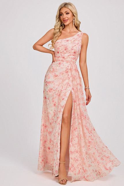 Robe Chic Asymétrique Beige