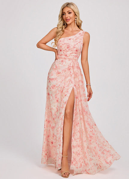 Robe Chic Asymétrique Beige
