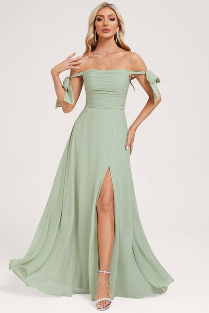 Robe Chic Fluide Verte - gallery 1