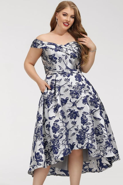 Robe Chic Fleur Satinée Élégante - gallery 8