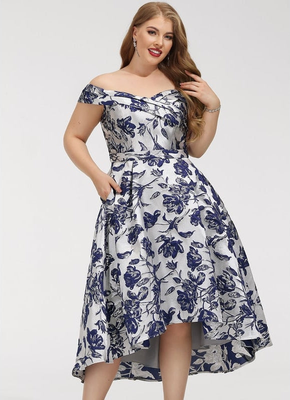 Robe Chic Fleur Satinée Élégante - gallery 8