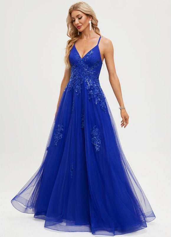 Robe Chic Bleue Étoilée - gallery 3