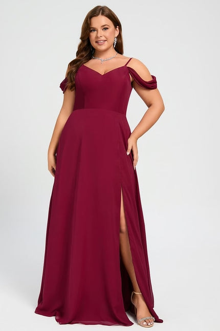 Robe Chic Épurée Bordeaux - gallery 9