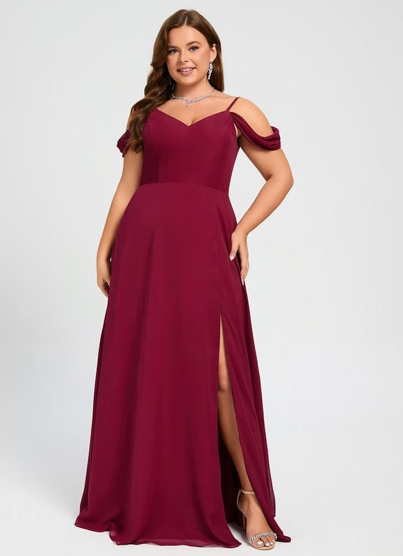 Robe Chic Épurée Bordeaux - gallery 9