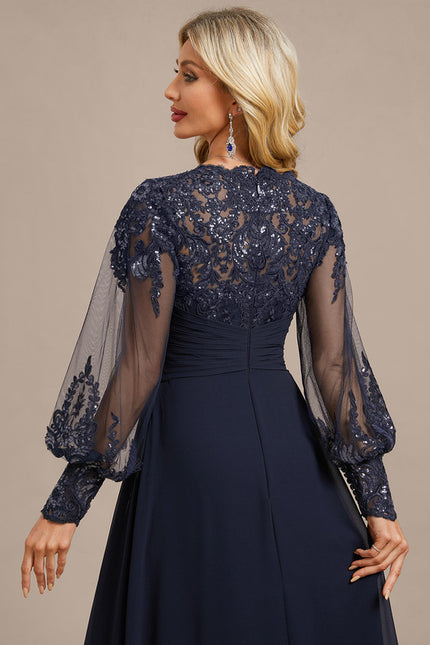 Robe De Soirée Chic Bleu - gallery 6