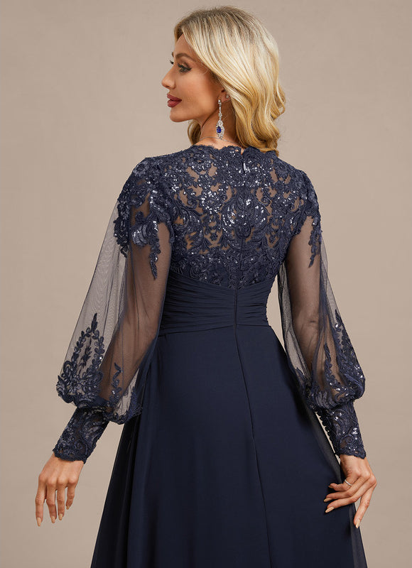 Robe De Soirée Chic Bleu - gallery 6