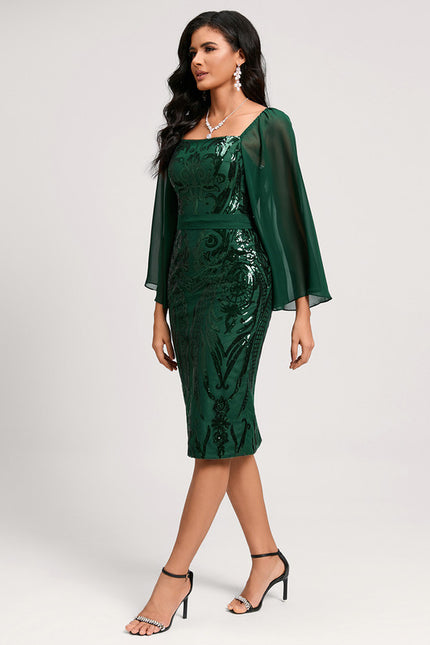 Robe Chic Mousseline Pailletée - gallery 2
