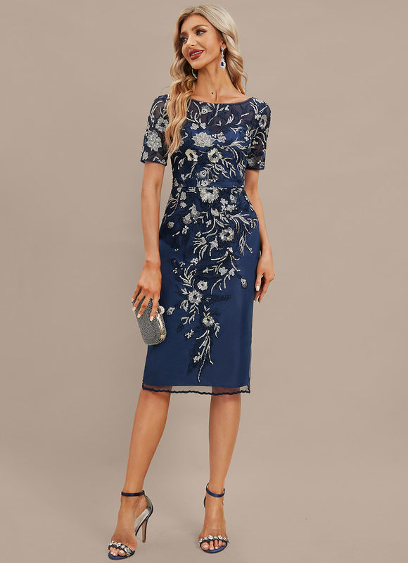 Robe Chic Nuit Florale Éclatante - gallery 3