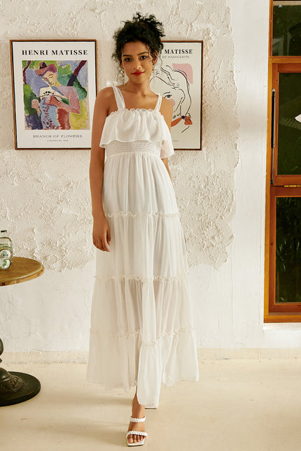 Robe Blanche Chic Pour Mariage - gallery 1