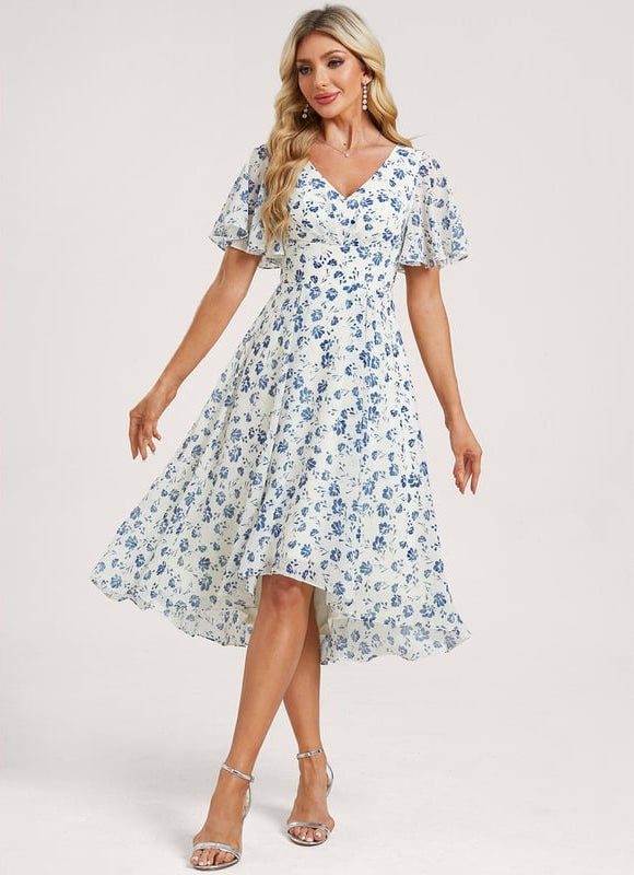 Robe Chic Fluide Bleu Nuit - gallery 2