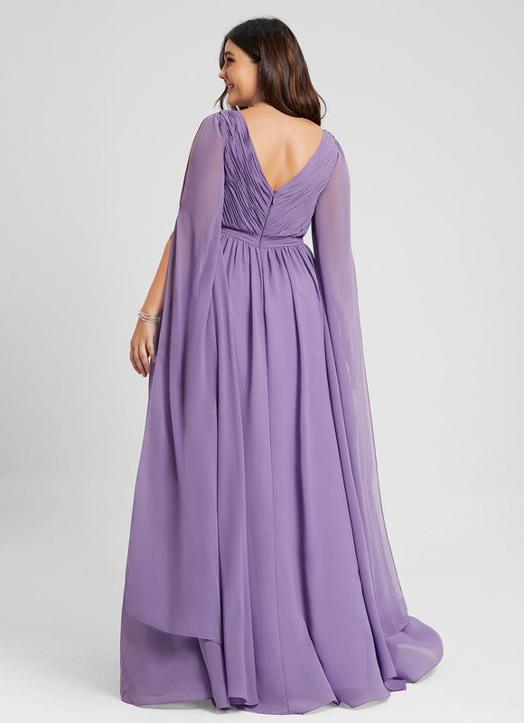 Robe Chic Longue Verte Fluide - gallery 7