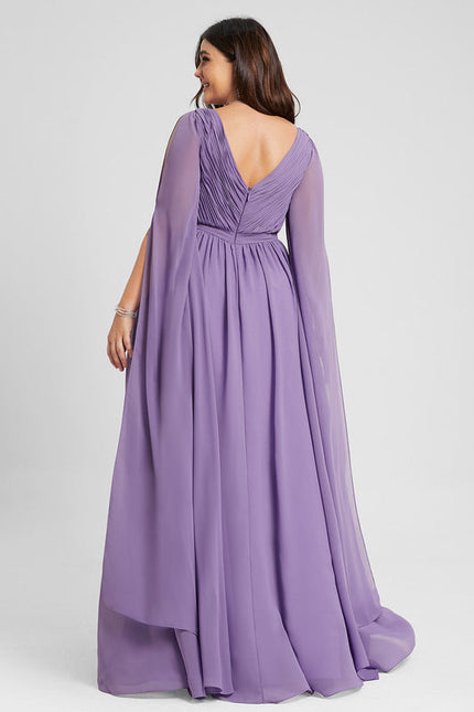 Robe Chic Longue Verte Fluide - gallery 7