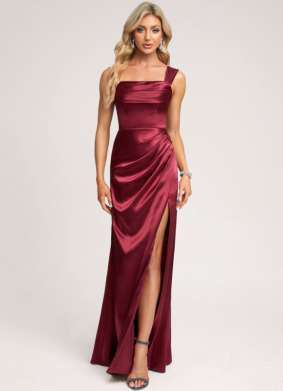 Robe Chic Satin Caramel - gallery 3