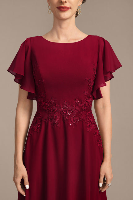 Robe Chic Rouge Élégant - gallery 6