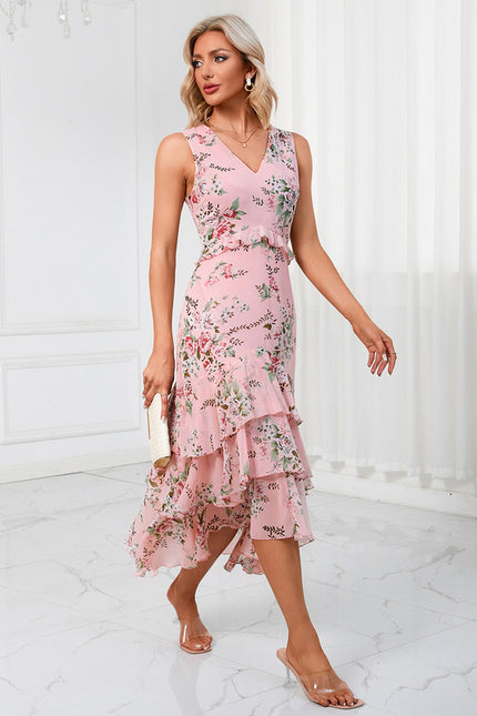 Robe Chic À Volants Florale - gallery 9