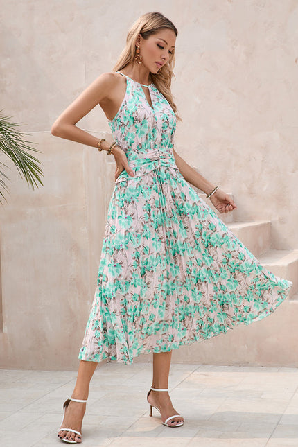 Robe Chic Trapèze Verte - gallery 2