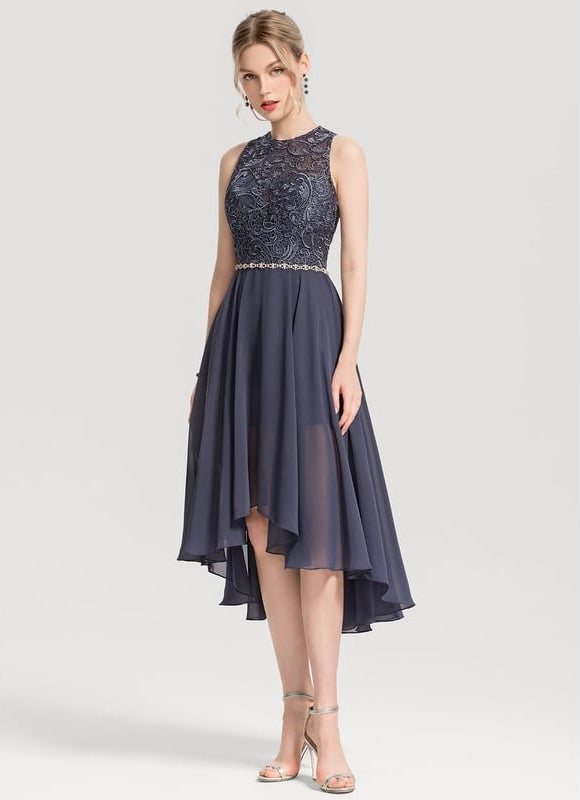 Robe Chic Élégance Verte Flottante - gallery 2