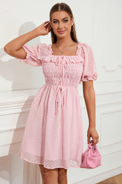 Robe Chic À Pois Douce