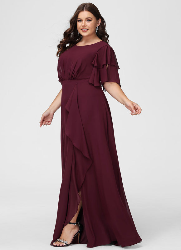 Robe Chic Mousseline Drapée - gallery 7