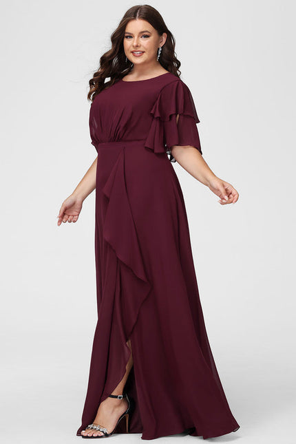 Robe Chic Mousseline Drapée - gallery 7