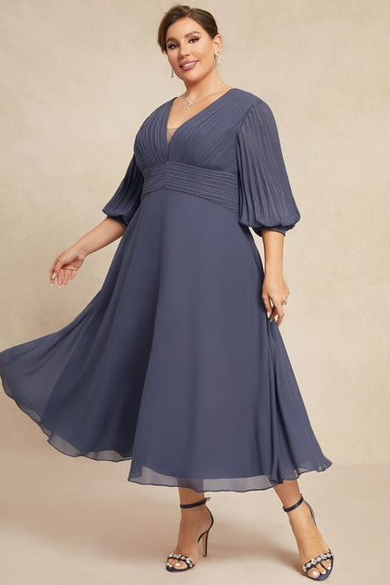 Robe Chic Chiffon Marine - gallery 7