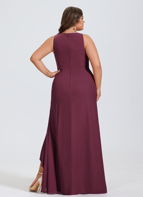 Robe Chic Bordeaux Volante - gallery 5