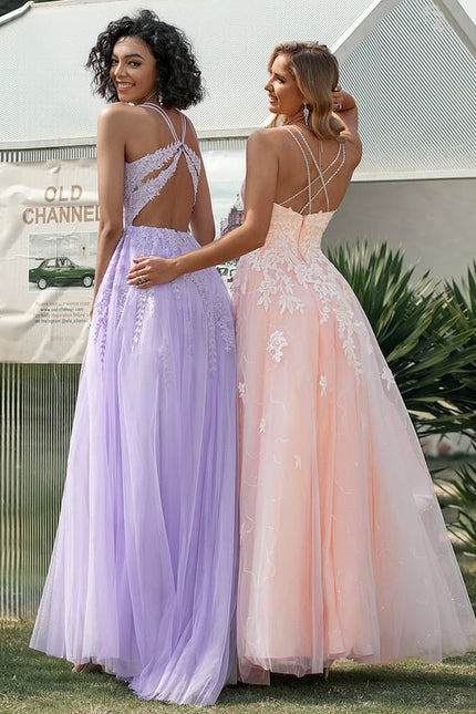 Robe Chic Lilas Éthéré - gallery 1