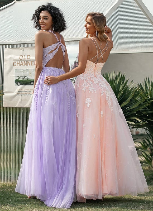 Robe Chic Lilas Éthéré - gallery 1