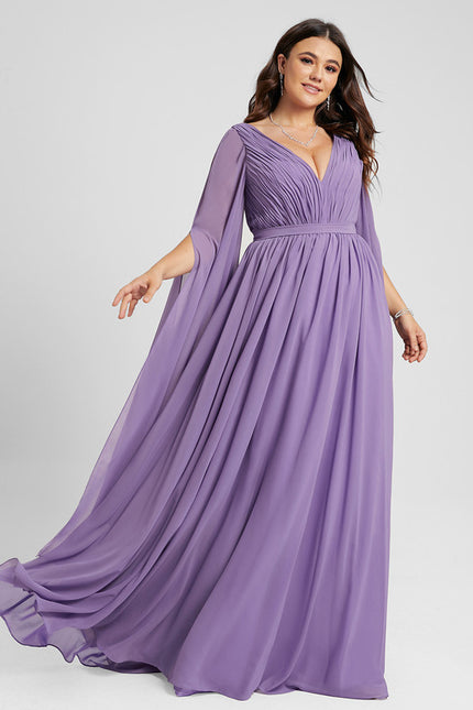 Robe Chic Longue Verte Fluide - gallery 6