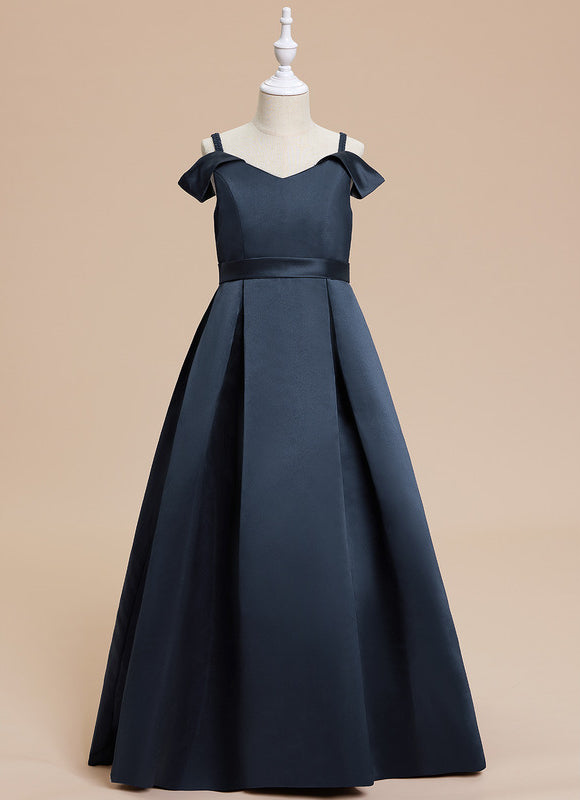 Robe Chic Nuit Sombre Satinée