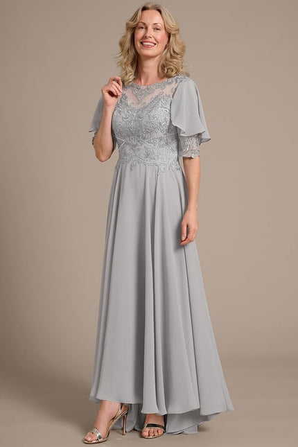 Robe Chic Grise Élégante - gallery 4