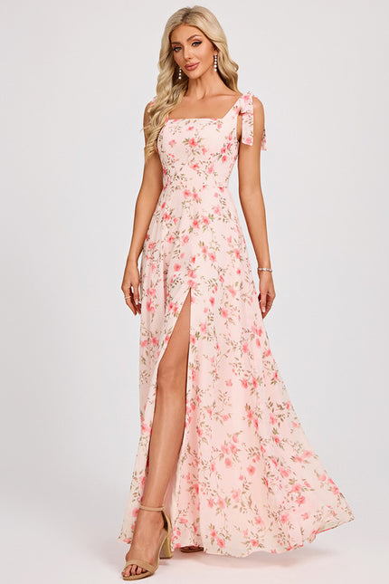 Robe Chic Longue Verte Élégante - gallery 3
