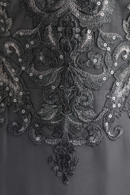 Robe Chic Élégance Charbon - gallery 1