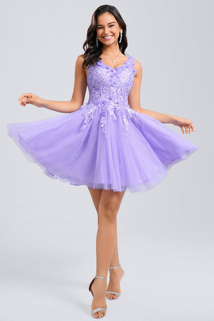 Robe Chic Tulle Lavande - gallery 5