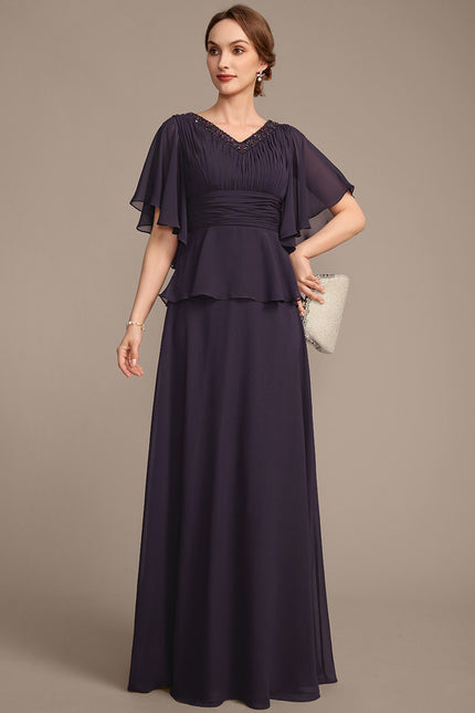 Robe Chic Plissée Améthyste - gallery 2