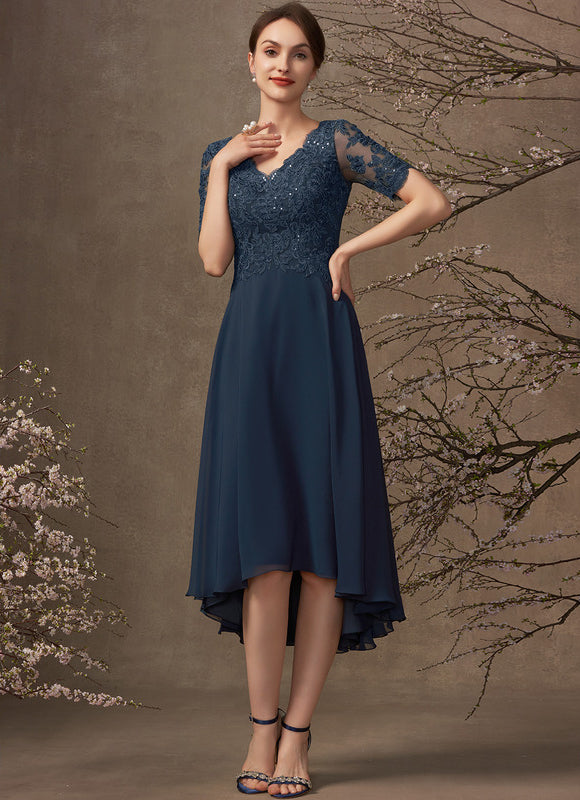 Robe Chic Émeraude Dentelle - gallery 2