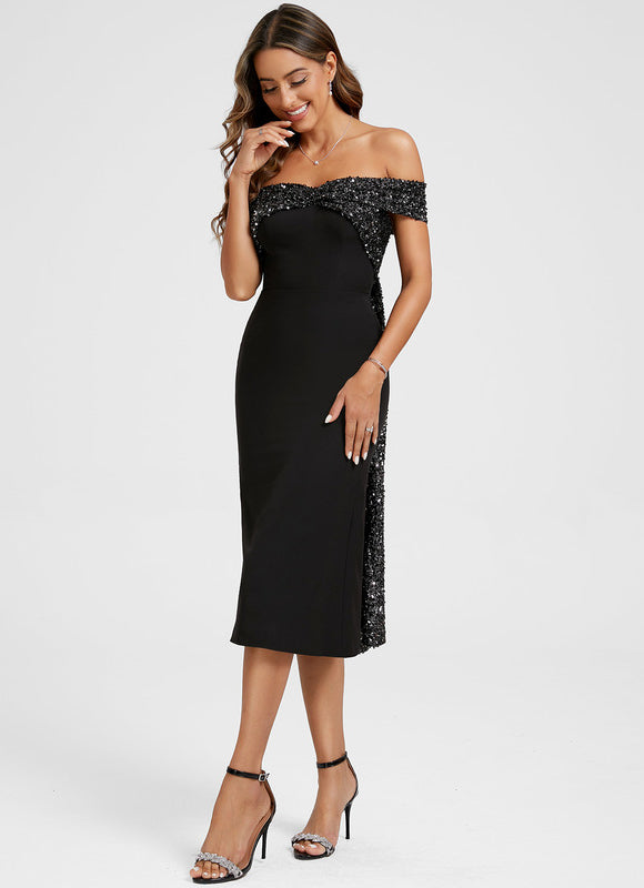 Robe Fourreau Noire Chic - gallery 5