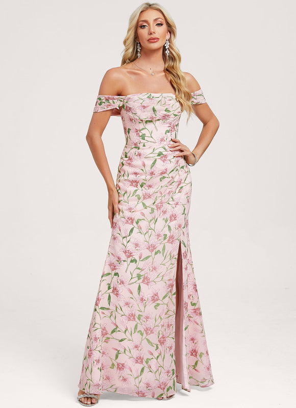 Robe Chic Violet Élégant - gallery 2
