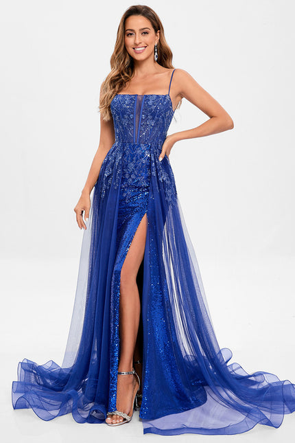 Robe Chic Bleue Éclatante