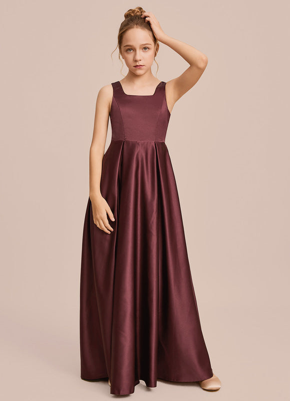 Robe Chic Bleu Satiné - gallery 3