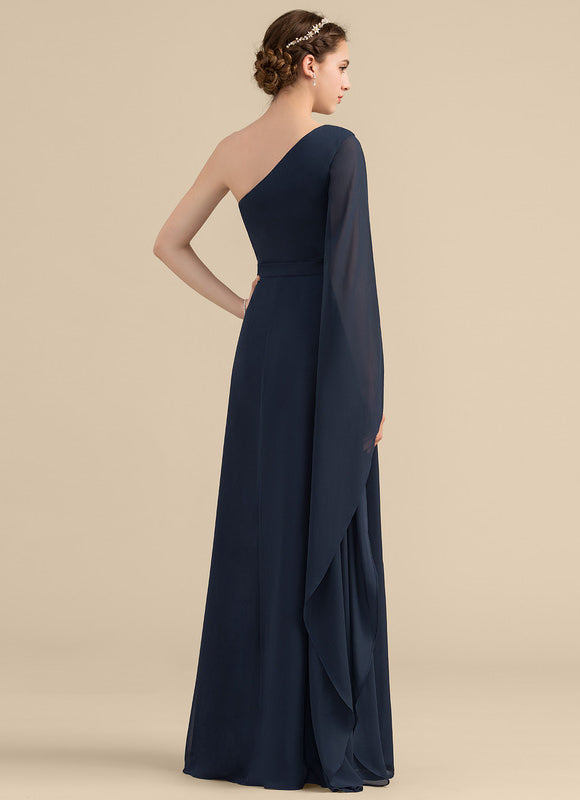Robe Chic Asymétrique Beige - gallery 4