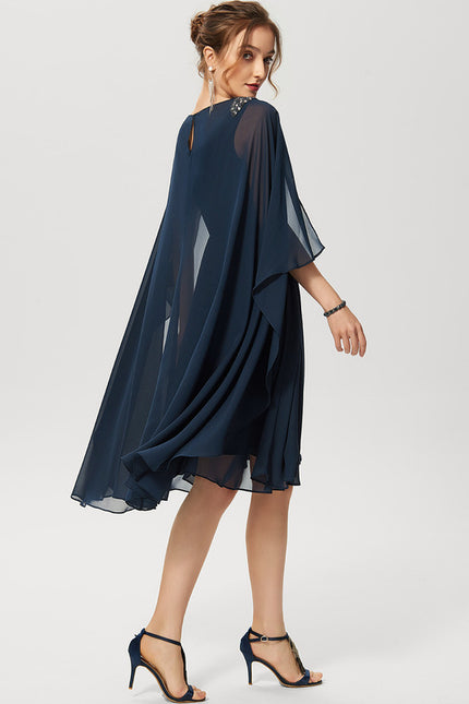 Robe Chic Voile Saphir - gallery 3