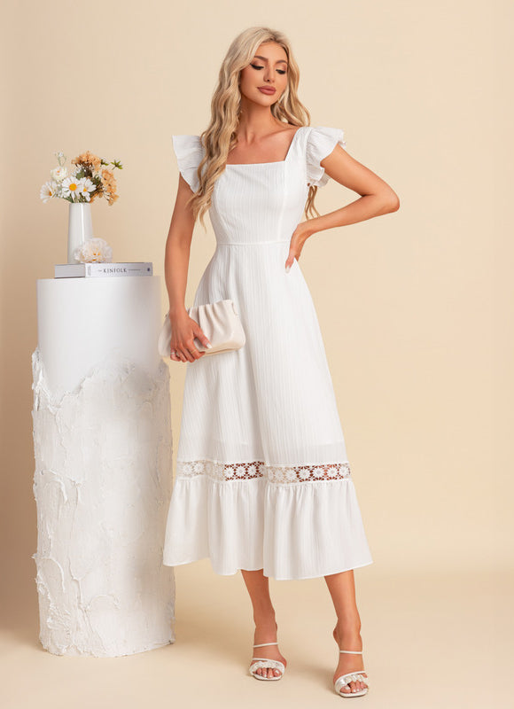 Robe Chic Écrue Rétro - gallery 5