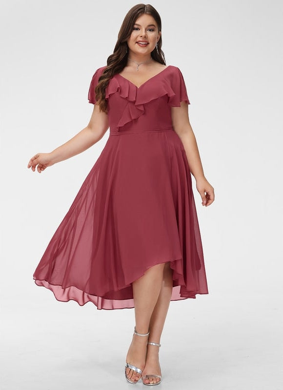 Robe Chic Fluide Bleu Nuit - gallery 5