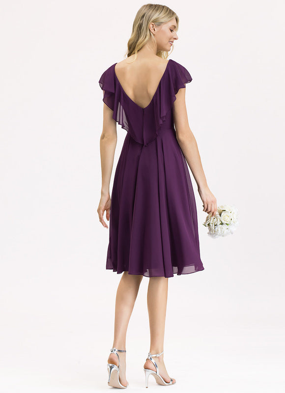 Robe Chic Bleu Élégance Flottante - gallery 5