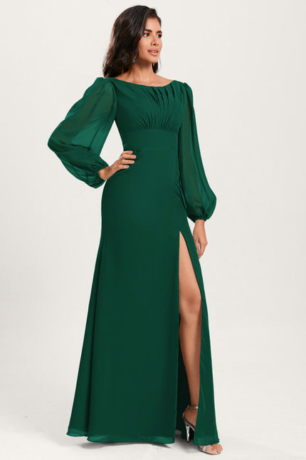 Robe Chic Violet Émeraude - gallery 2