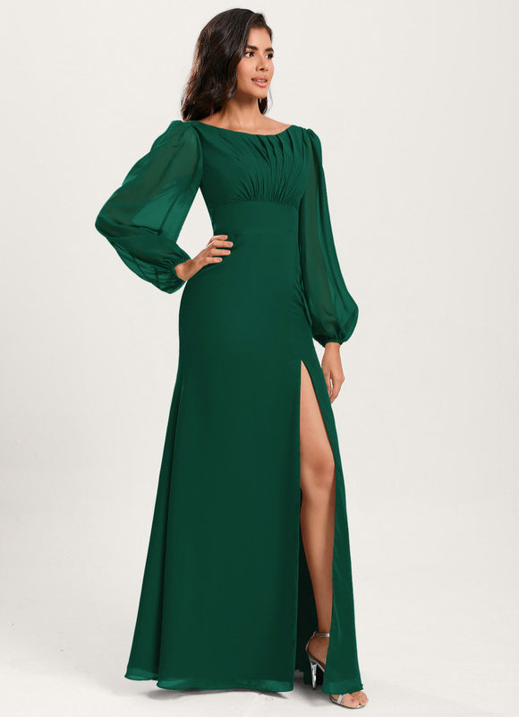 Robe Chic Violet Émeraude - gallery 2