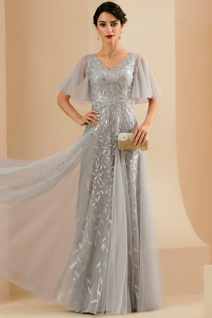 Robe Chic Argentée Légère