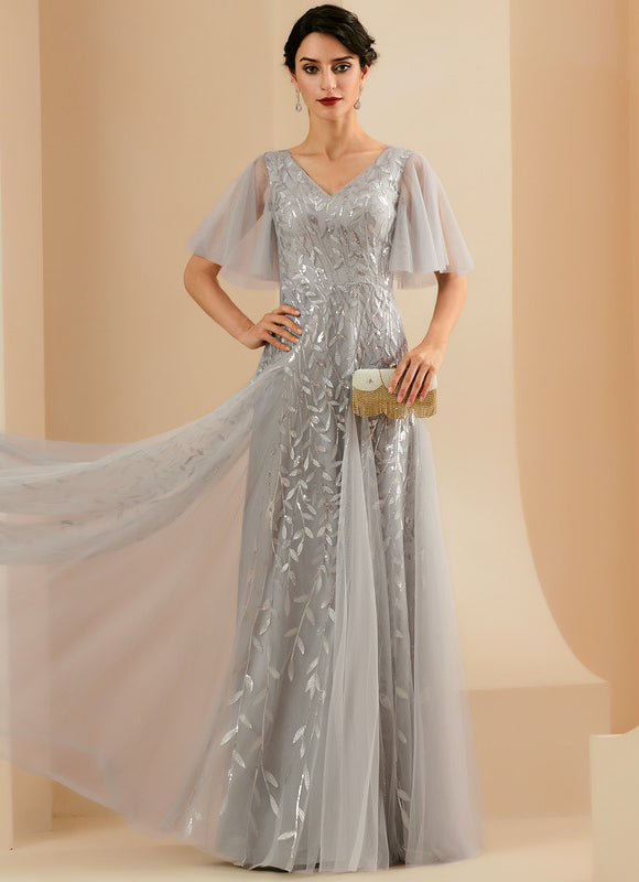 Robe Chic Argentée Légère