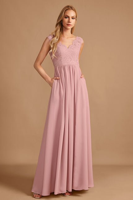 Robe Chic Élégance Rosée - gallery 3